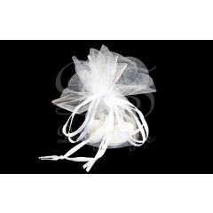 Organzazak Ø35cm Wit