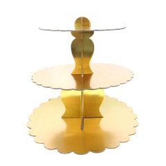 Kartonnen Étagère Metallic Goud