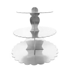 Kartonnen Étagère Metallic Zilver