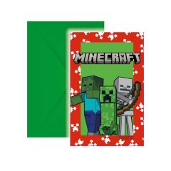 Uitnodigingen Minecraft