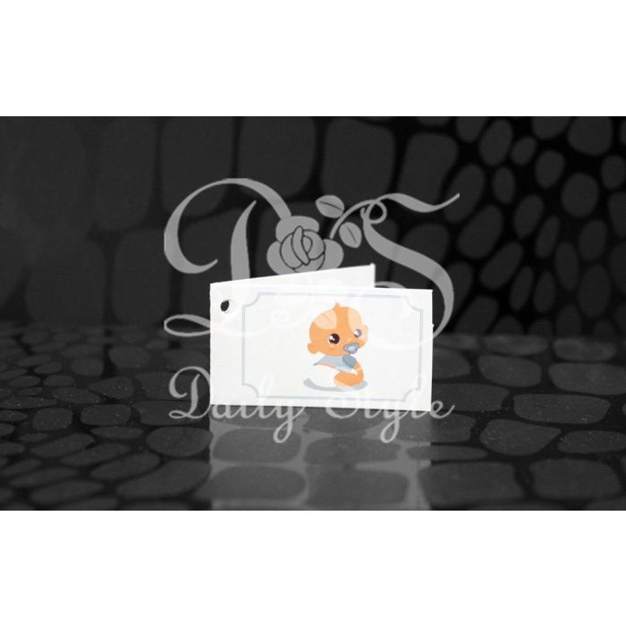 Bedankkaartje Baby Blauw