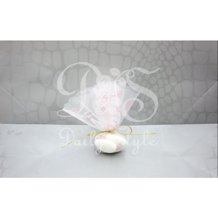 Geboorte Rondjes Ø24cm Roze