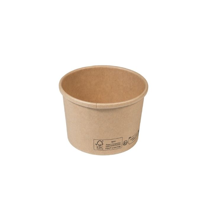 Kartonnen Soepkom 240ml Kraft