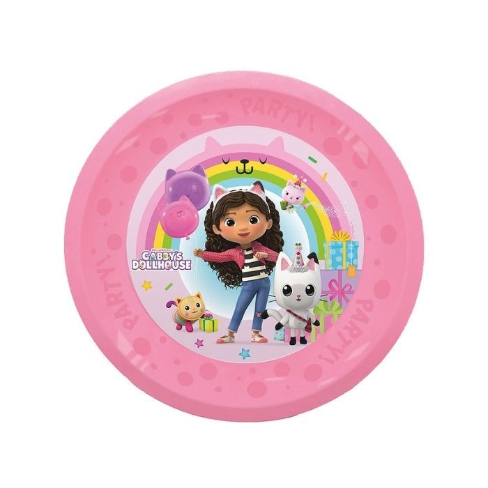 Herbruikbare Borden Gabby's Poppenhuis - 21cm - 4 stuks