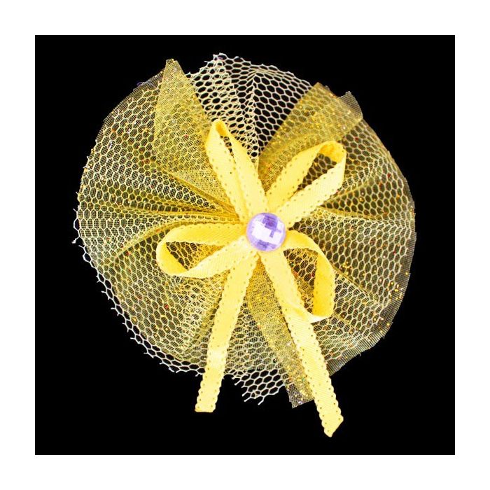 Deco Tule Strik Geel