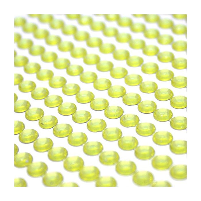 Strass Stickers Geel