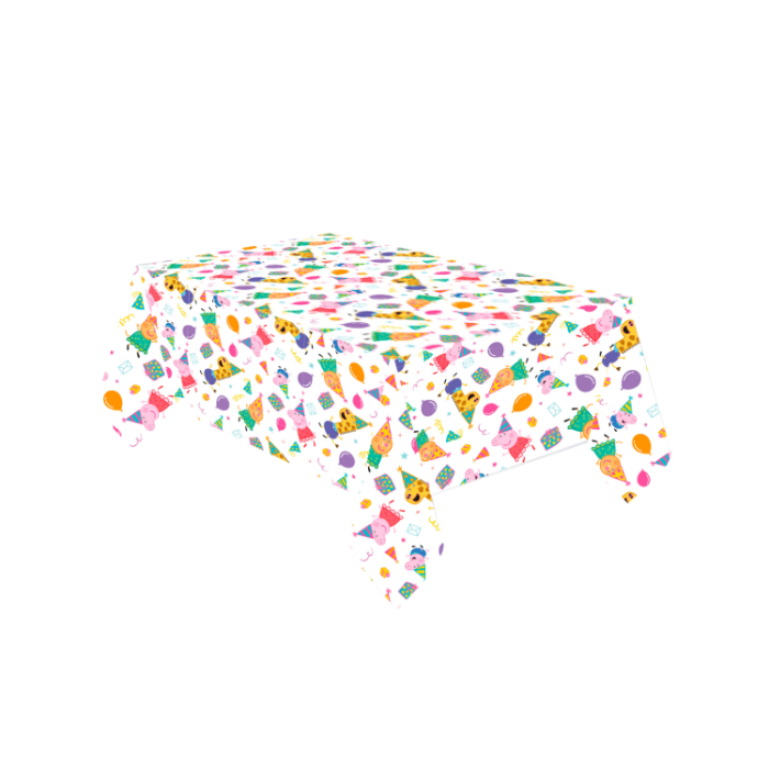 Papieren Tafelkleed Peppa Pig - Partyplezier op tafel!