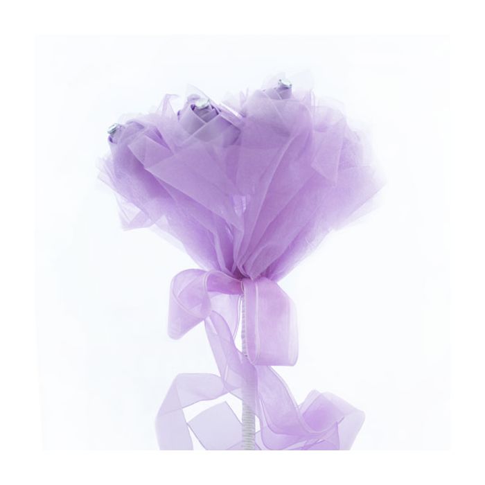 Bruidsmeisjesboeket Paars