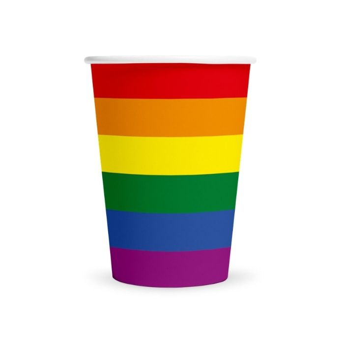 Papieren Bekers Regenboog