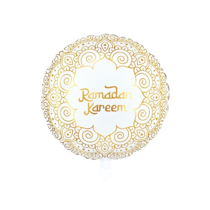 Folieballon Ramadan Kareem Wit & Goud