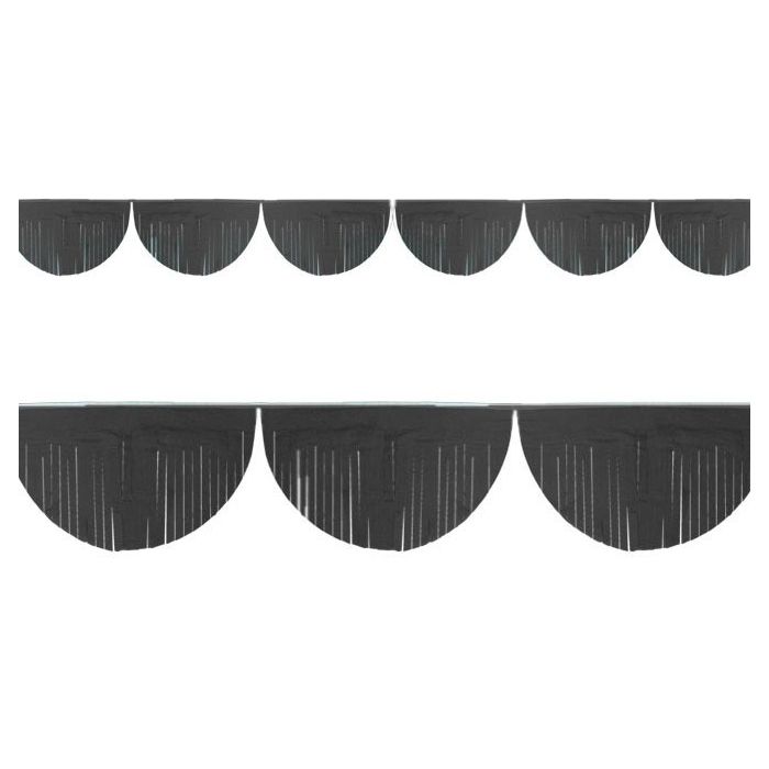 Slinger Fringe Zwart