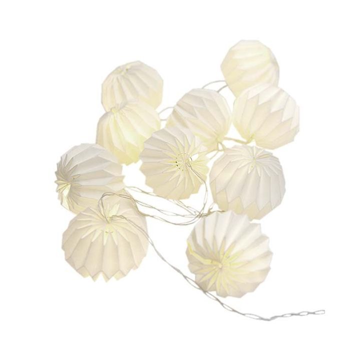 Origami Lampion Slinger Wit