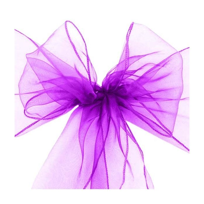 Stoel Sjerp Organza Paars