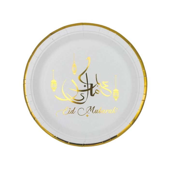 Papieren Borden Eid Mubarak 