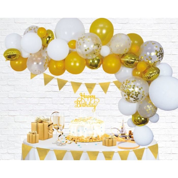 Ballonnenboog set goud - 4m