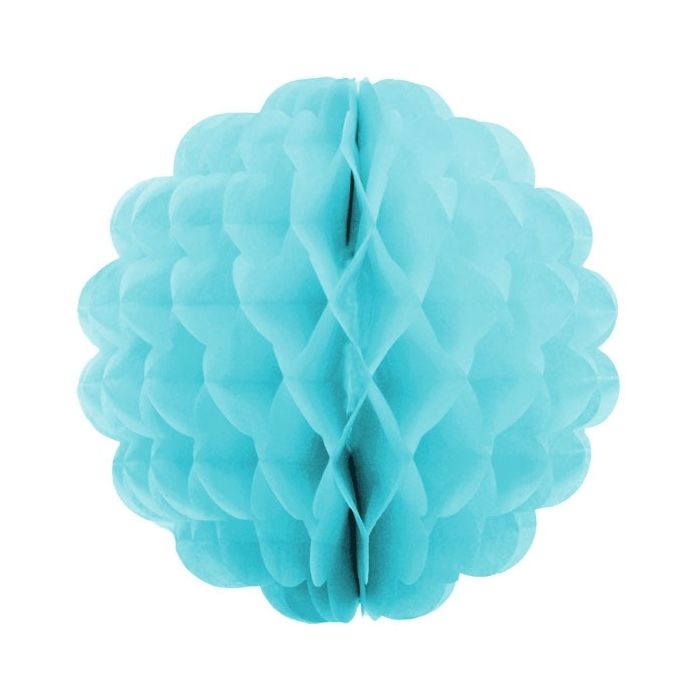 Honeycomb PonPon Ø28cm Blauw