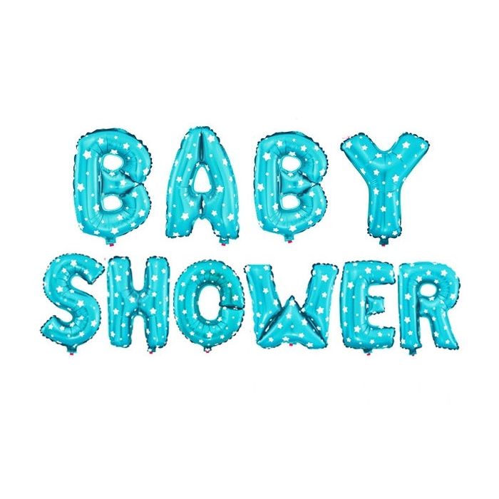 Folie Ballon Babyshower Blauw