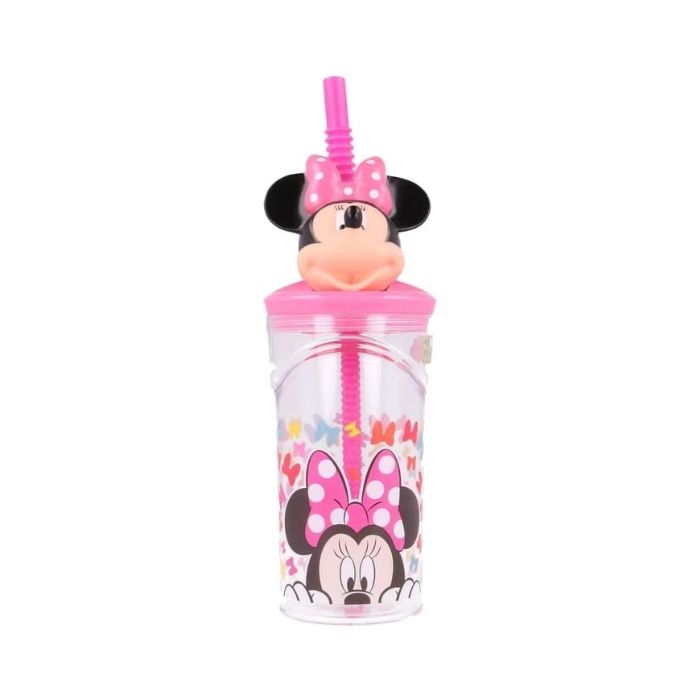 Drinkbeker met rietje Minnie Mouse 3D 360ml