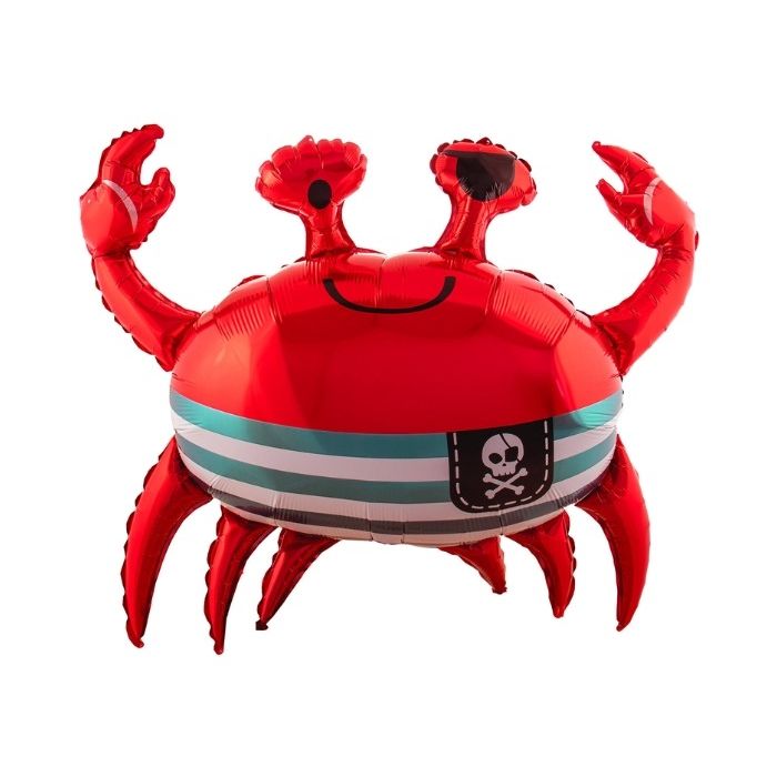 Folieballon Krab Piraat