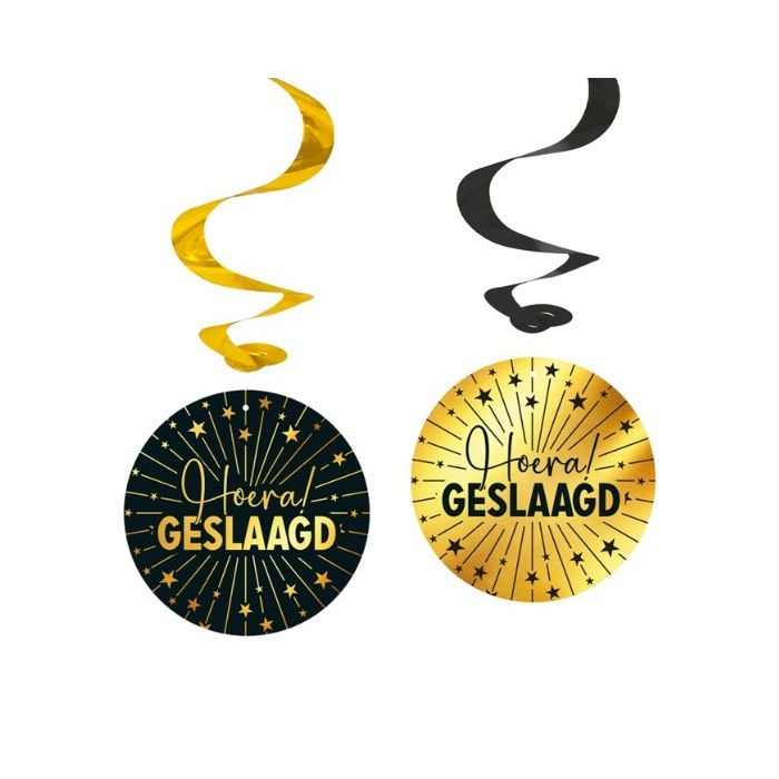 Swirls Hoera Geslaagd