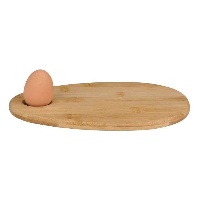 Ontbijtbord met eierhouder