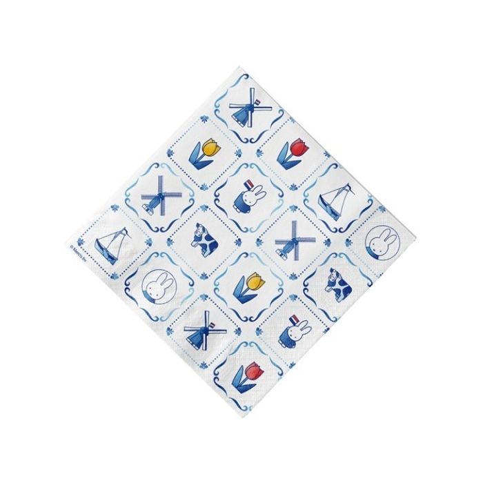 Servetten Nijntje Delfts Blauw