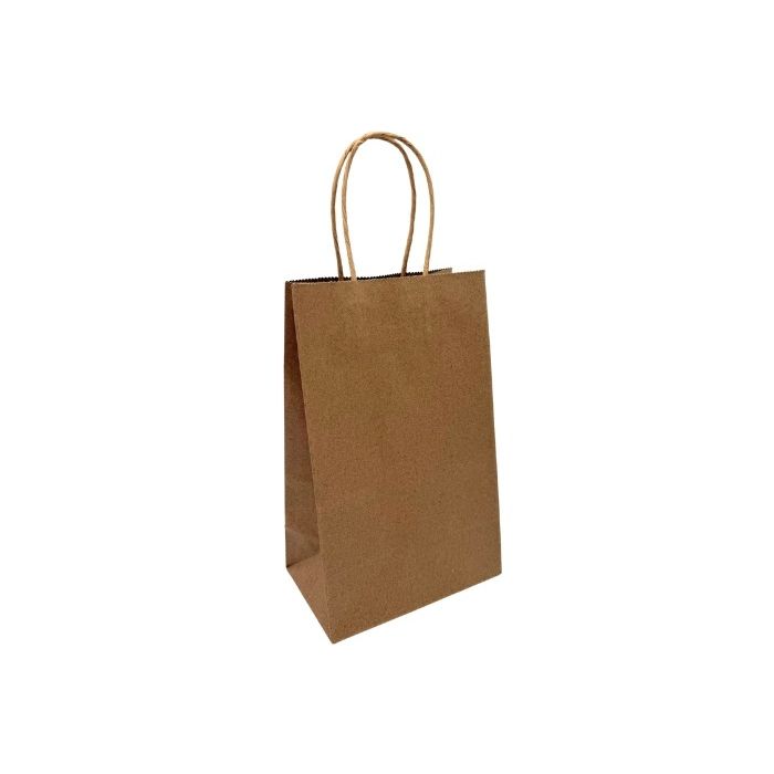 Papieren Tasjes Middel Kraft Bruin