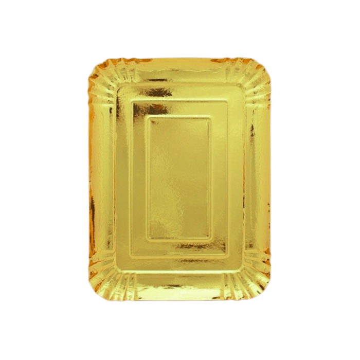 Kartonnen Dienblad Metallic Goud - 30x40cm