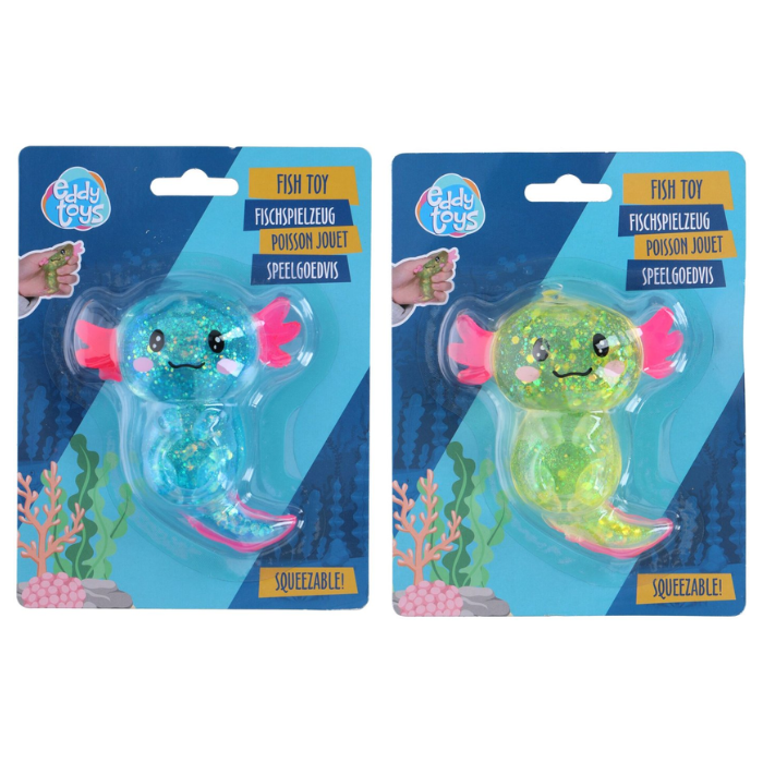 Squish Vis Stressbal - 9cm