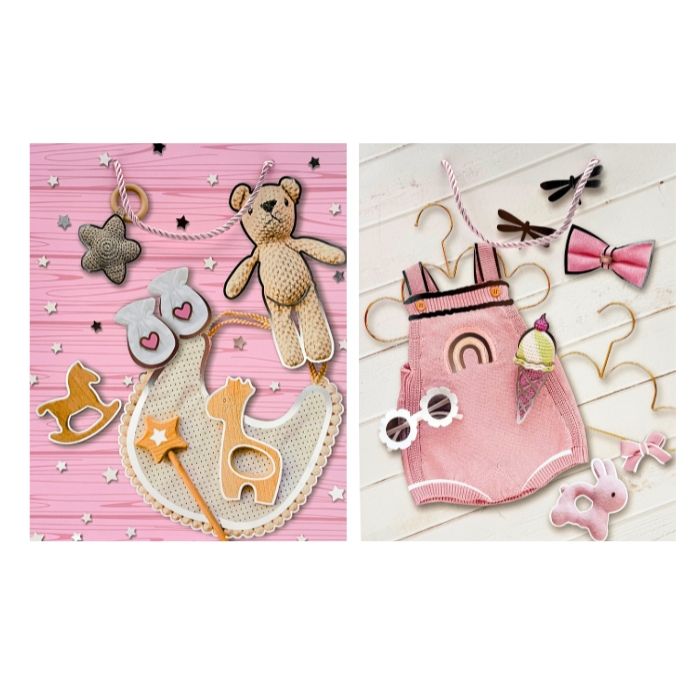 Luxe Cadeautas Baby Roze of Wit voor Feestelijke Gelegenheden