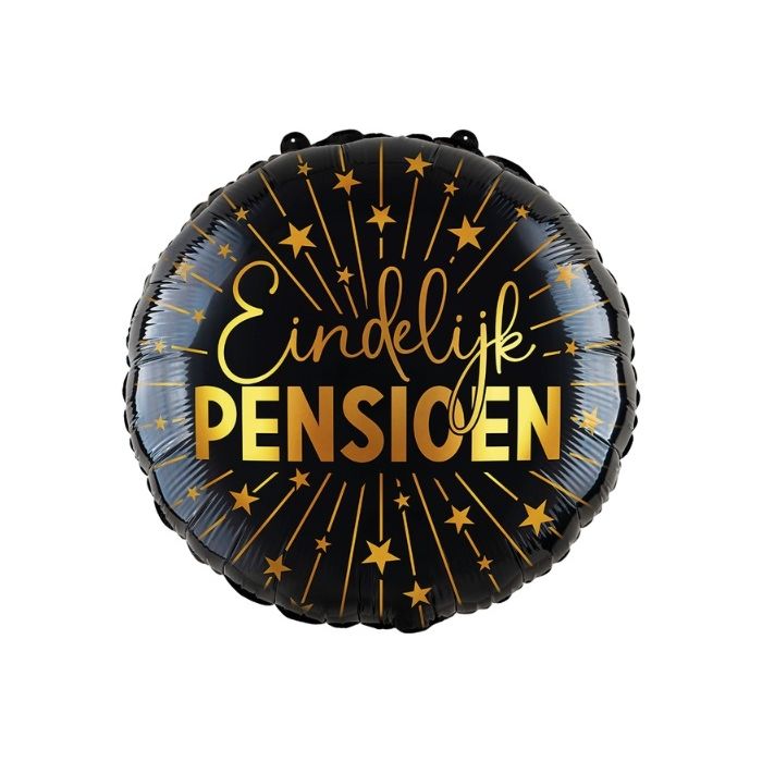 Folieballon Eindelijk Pensioen