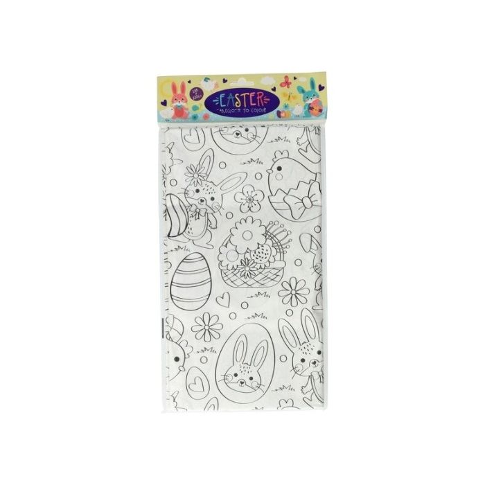 Pasen Inkleurbaar Tafelkleed