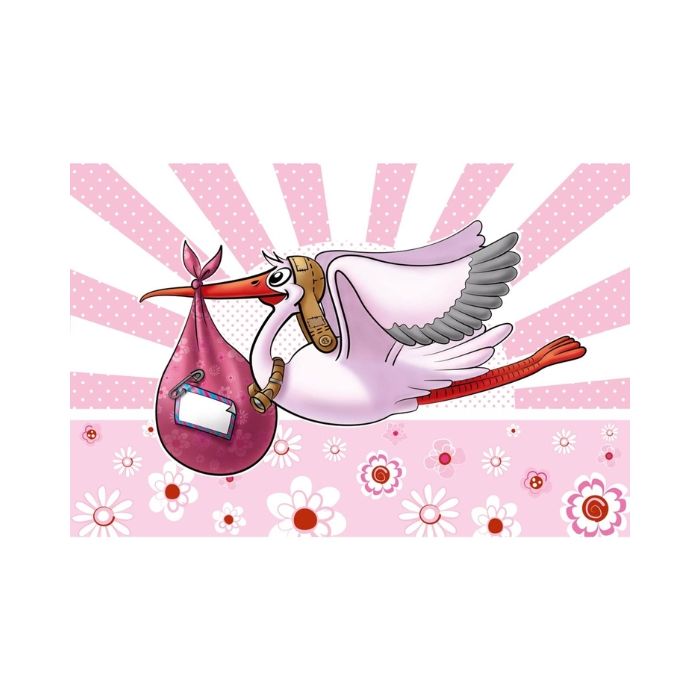 Raamvlag Geboorte Meisje