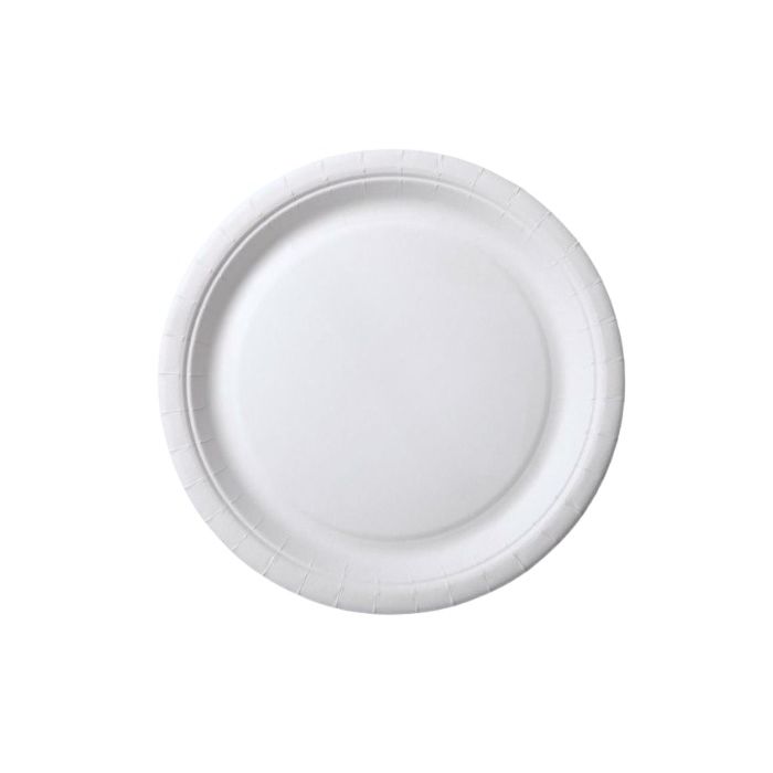Kartonnen Bordjes Wit 18cm