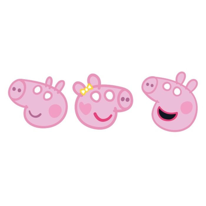 Feestmaskers Peppa Pig