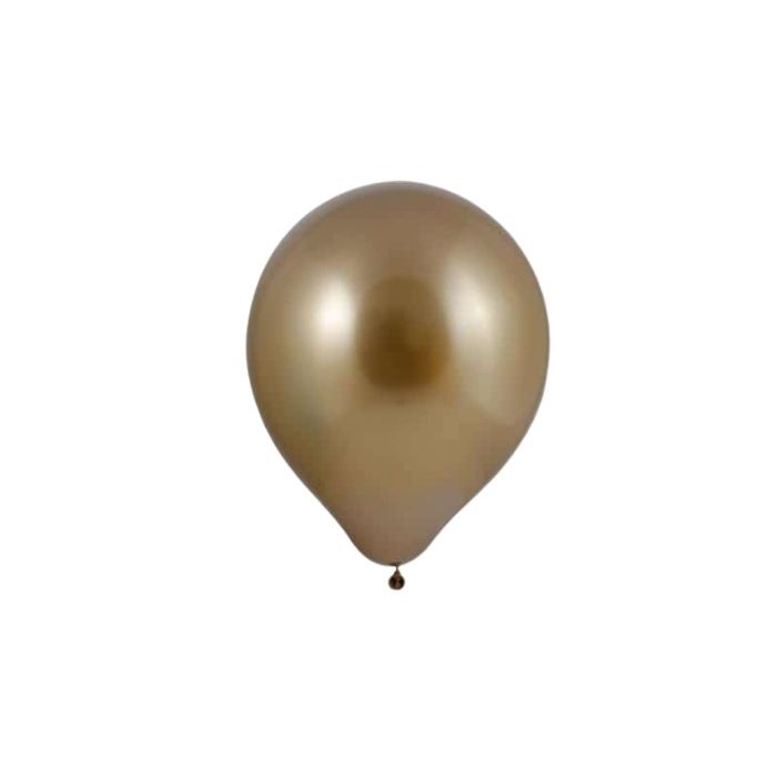 Mini chroom ballon goud