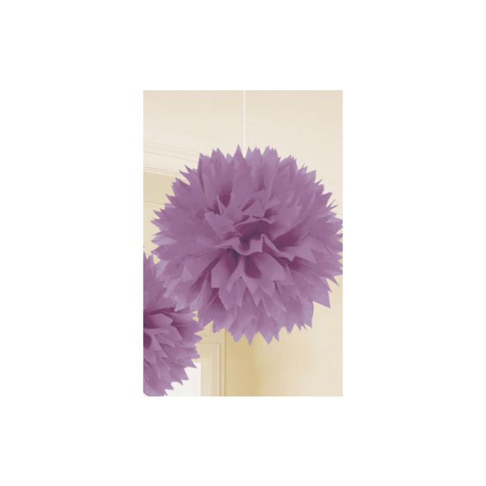 Pompom 48cm Paars