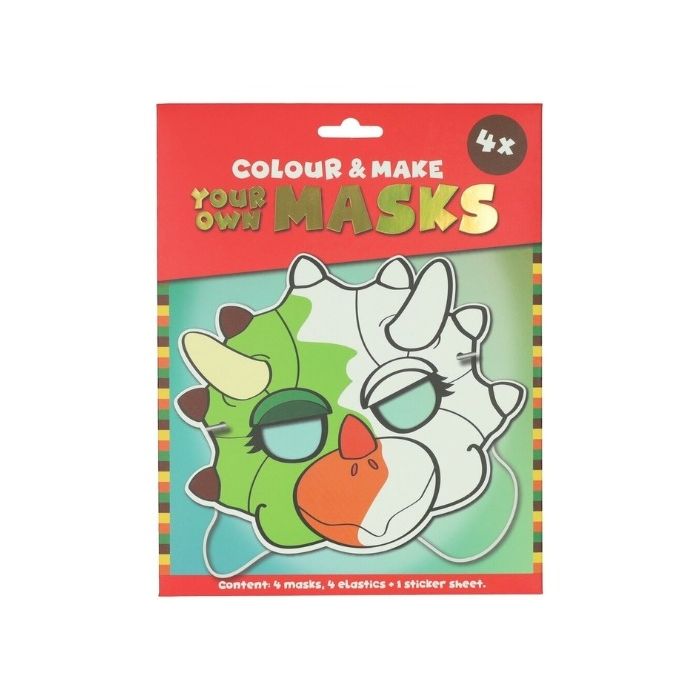 Klkeur je eigen masker Dino