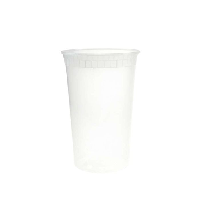 Plastic Bak Rond Transparant 1000ml