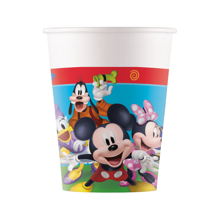 Bekers Mickey Mouse - 200ml - 8 stuks