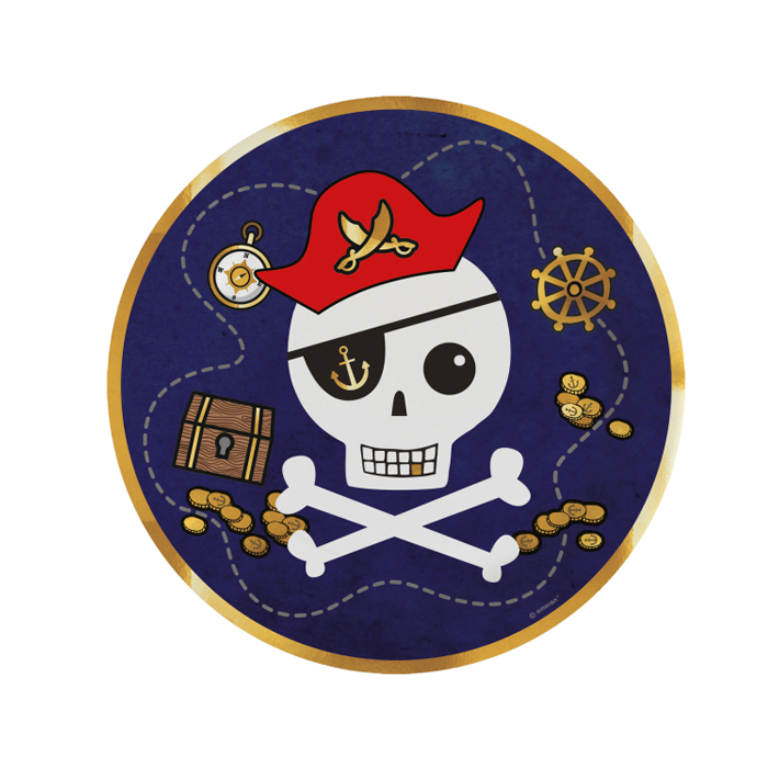Borden Piraten Map 23cm 