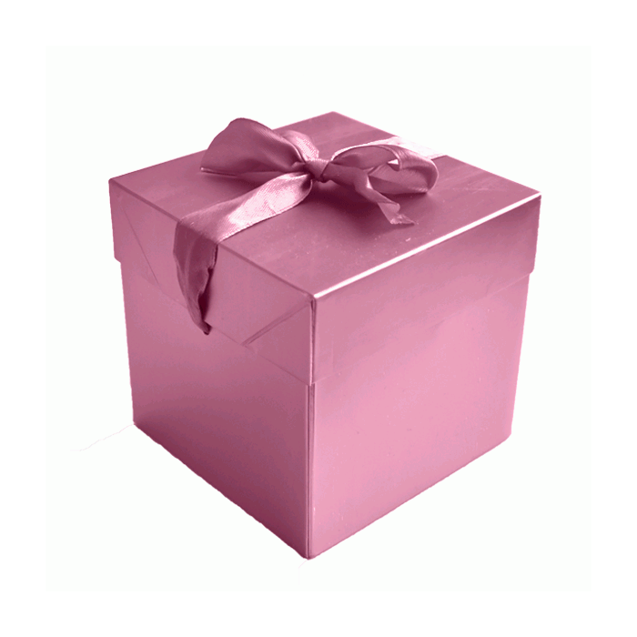 Cadeaudoos Roze (10x10x10cm)