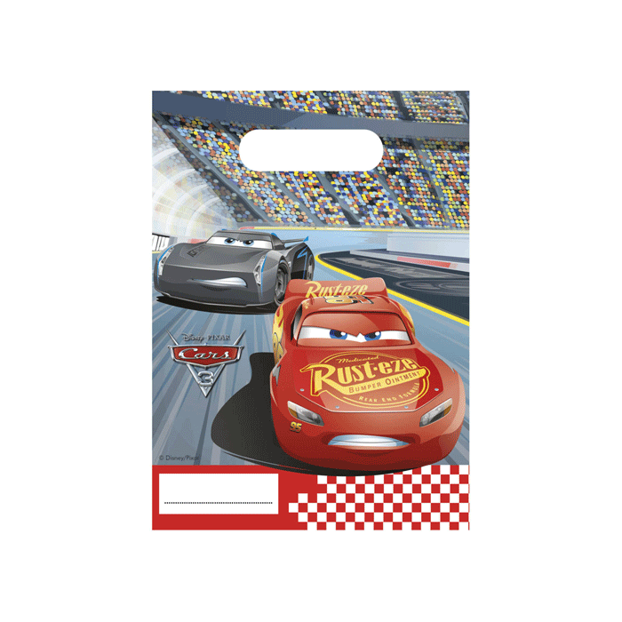 Plastic uitdeelzakjes Cars