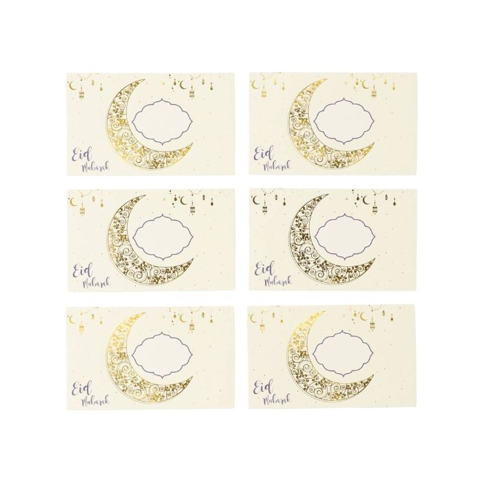 Bellenblaasstickers Eid Mubarak – 6 stuks