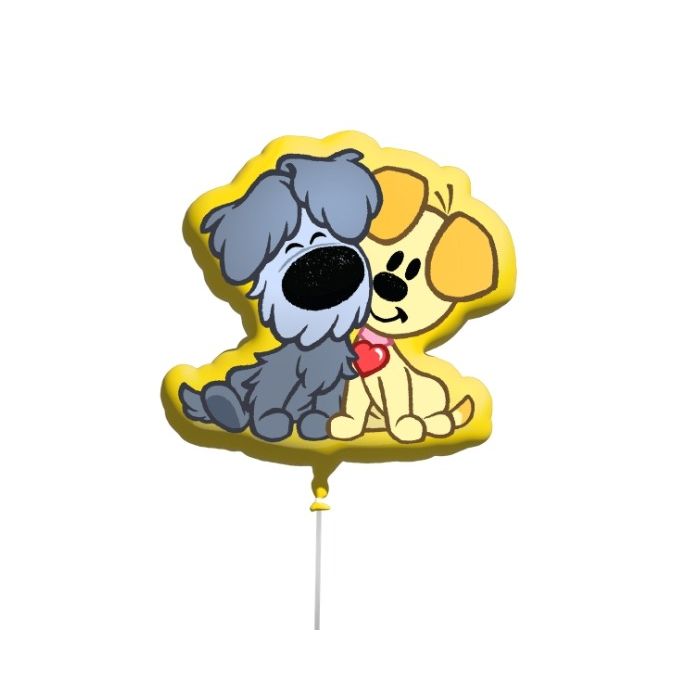 Folieballon Woezel en Pip Supershape