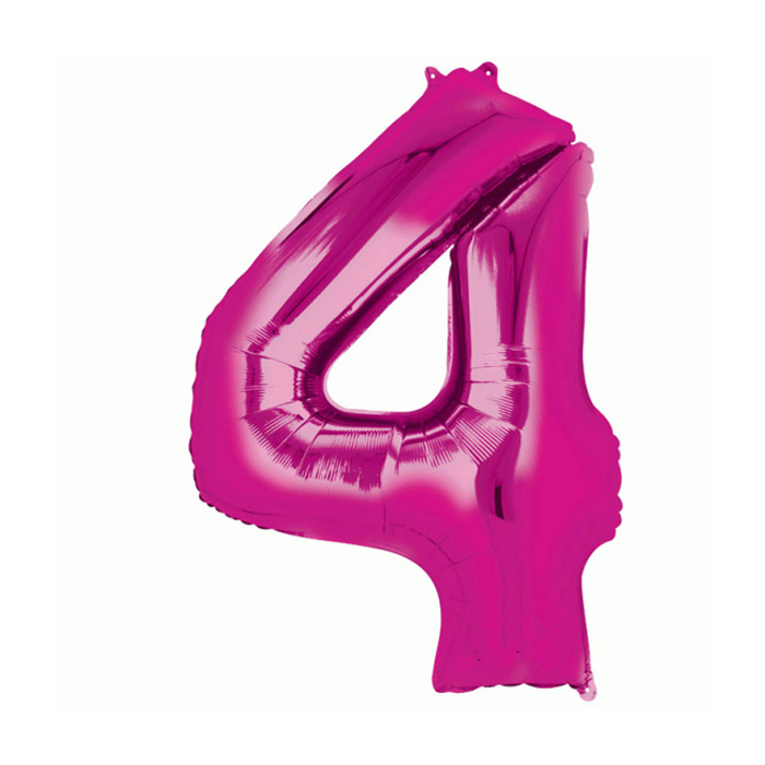 Folie Ballon 4 Roze XL