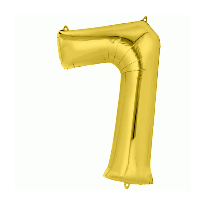 Folie Ballon 7 Goud XL