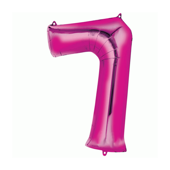 Folie Ballon 7 Roze XL