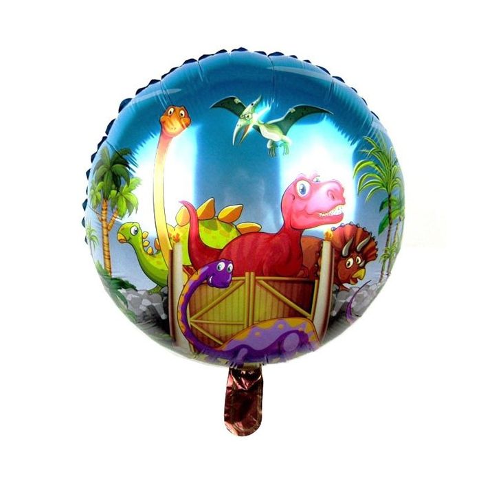 Folieballon Dinosaurus Rond 