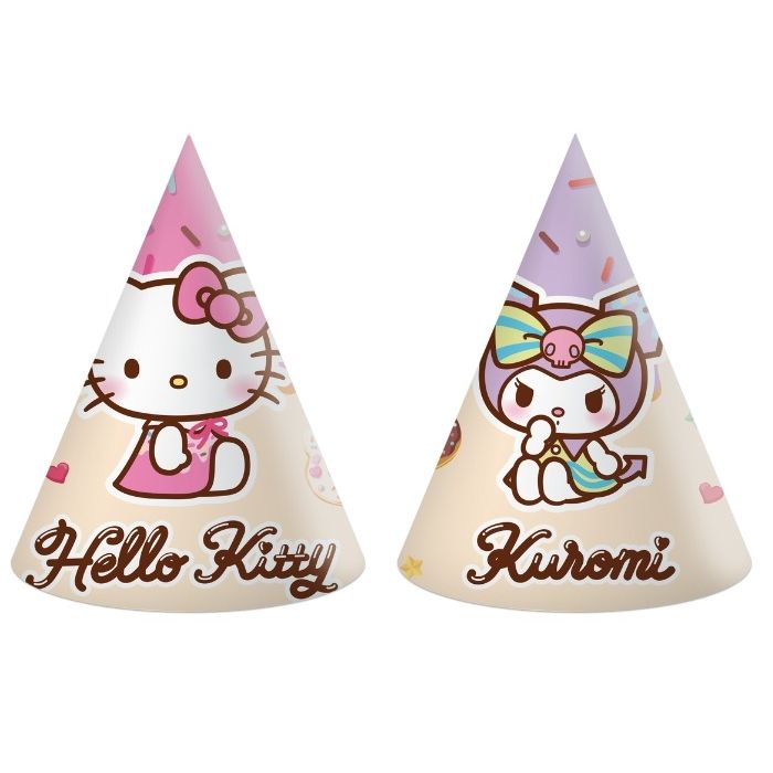 Feesthoedjes Hello Kitty & Kuromi